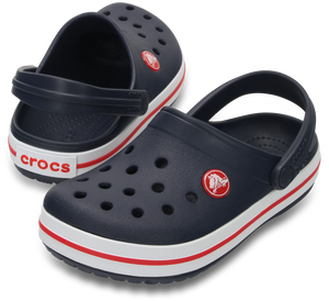 Crocs Crocband Clogs - Junior (Navy) (SIZES C11-J6)