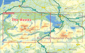 EastWest Mapping The Reeks Laminated Waterproof Map (1:20,000)