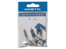 Load image into Gallery viewer, Kinetic Screw In Jigheads (17g)(Zinc)(3 Pack)
