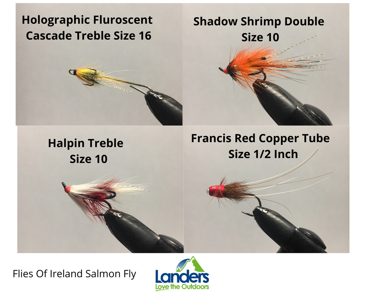 Flies Of Ireland Salmon Fly (1 Fly) – Landers Outdoor World - Ireland's  Adventure & Outdoor Store