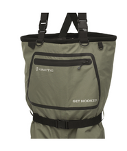 Load image into Gallery viewer, Kinetic Unisex DryGaiter ll Chest Waders - Stocking Foot (Dusty Olive)
