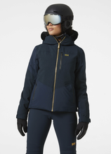 Load image into Gallery viewer, Helly Hansen Women&#39;s Valdisere 2.0 Insulated Ski Jacket (Navy)
