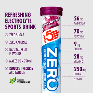 High 5 Zero Electrolyte Drink (20 tablets)(Blackcurrant)