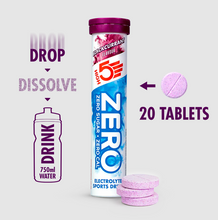 Load image into Gallery viewer, High 5 Zero Electrolyte Drink (20 tablets)(Blackcurrant)