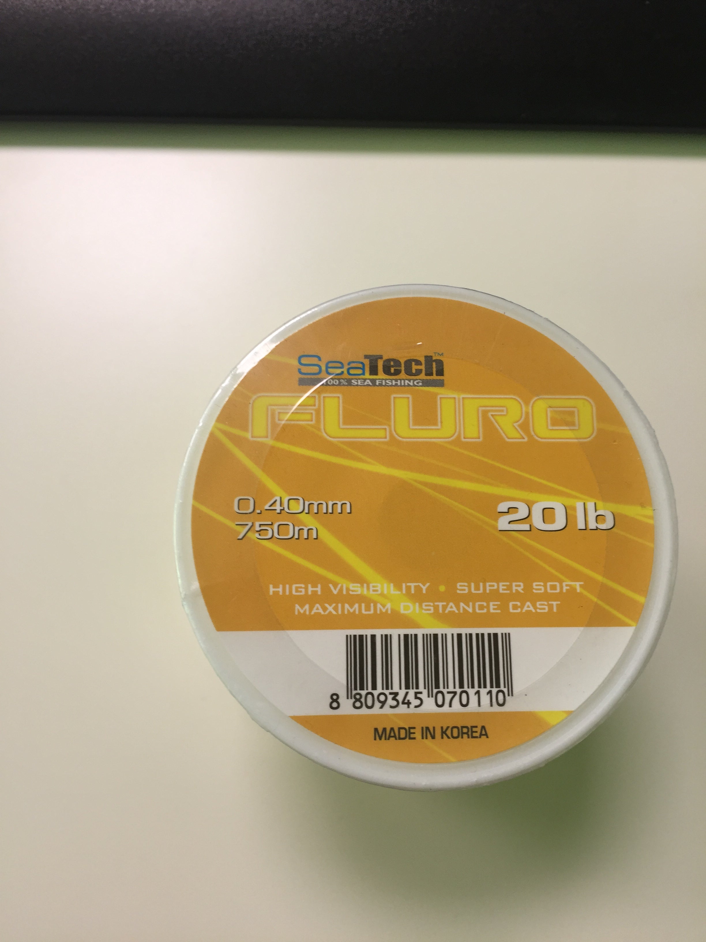 15lb Sea Tech Fluro Yellow Line