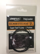 Load image into Gallery viewer, Airflo Salmon/Steelhead Polyleader (Grey)(5ft/Super Fast Sinking/24lbs)
