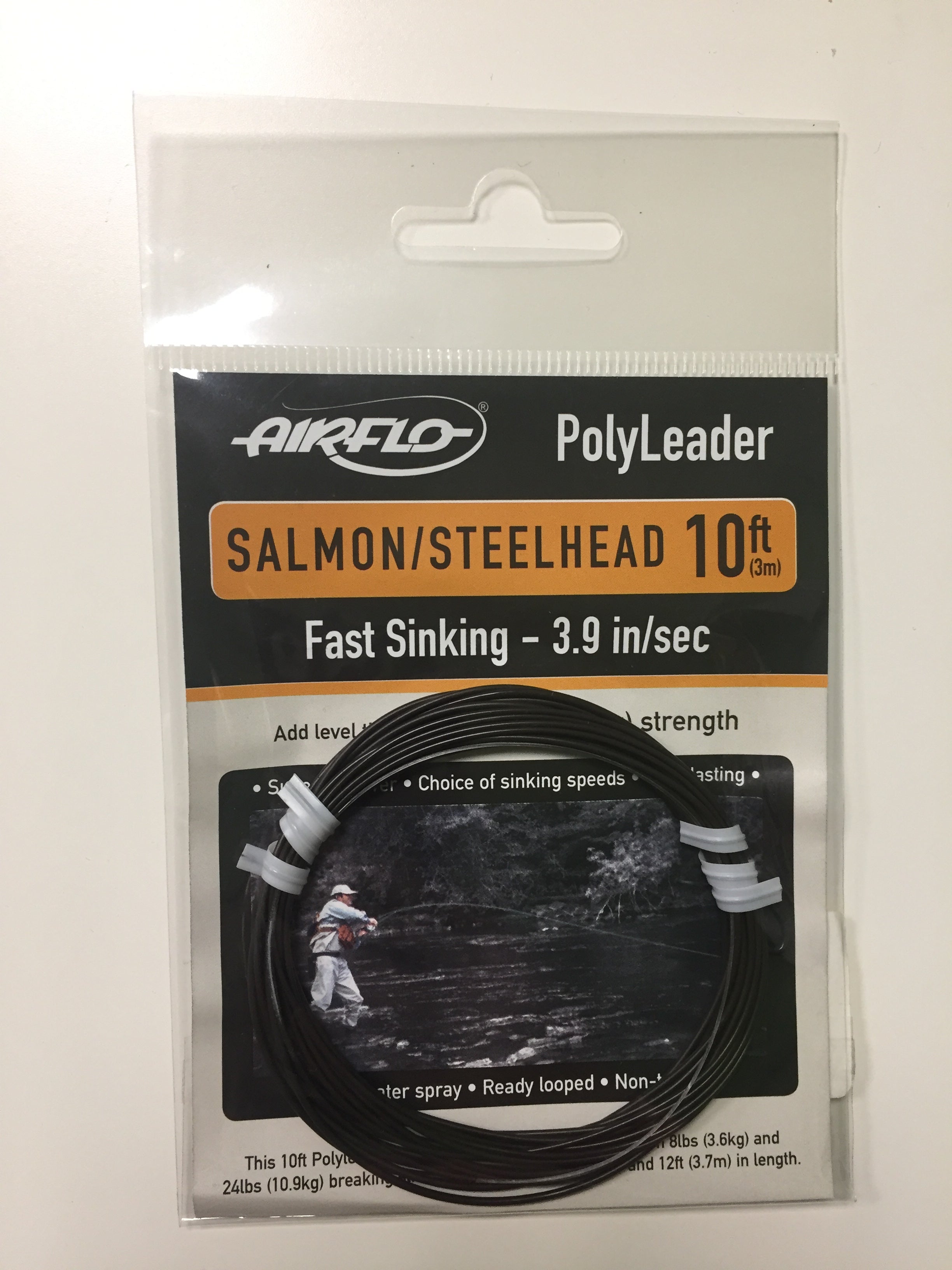 Airflo Salmon/Steelhead Polyleader (Brown)(10ft/Fast Sinking/24lbs)