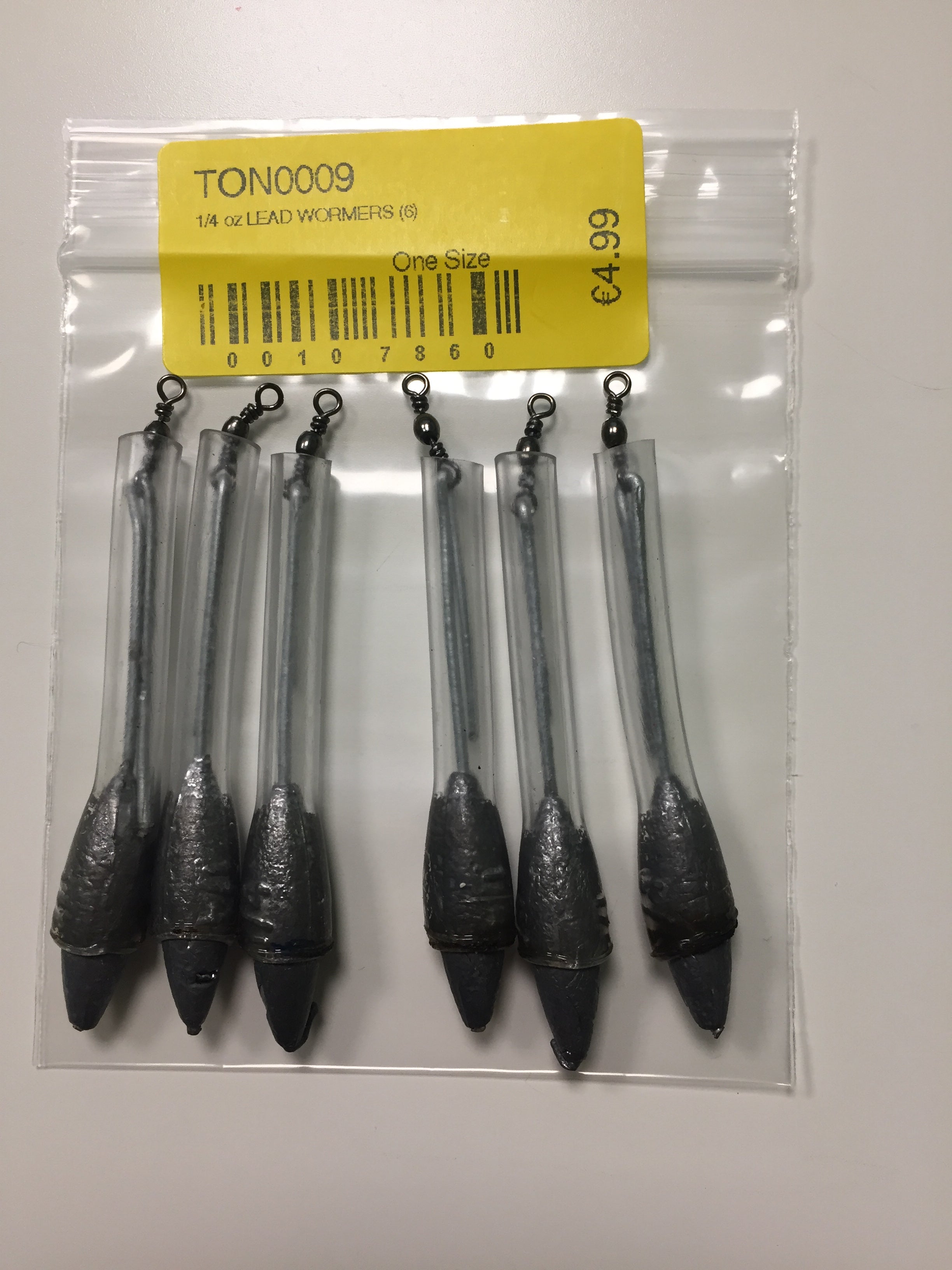 Lead Worming Weights (1/4oz - 6 Pack)