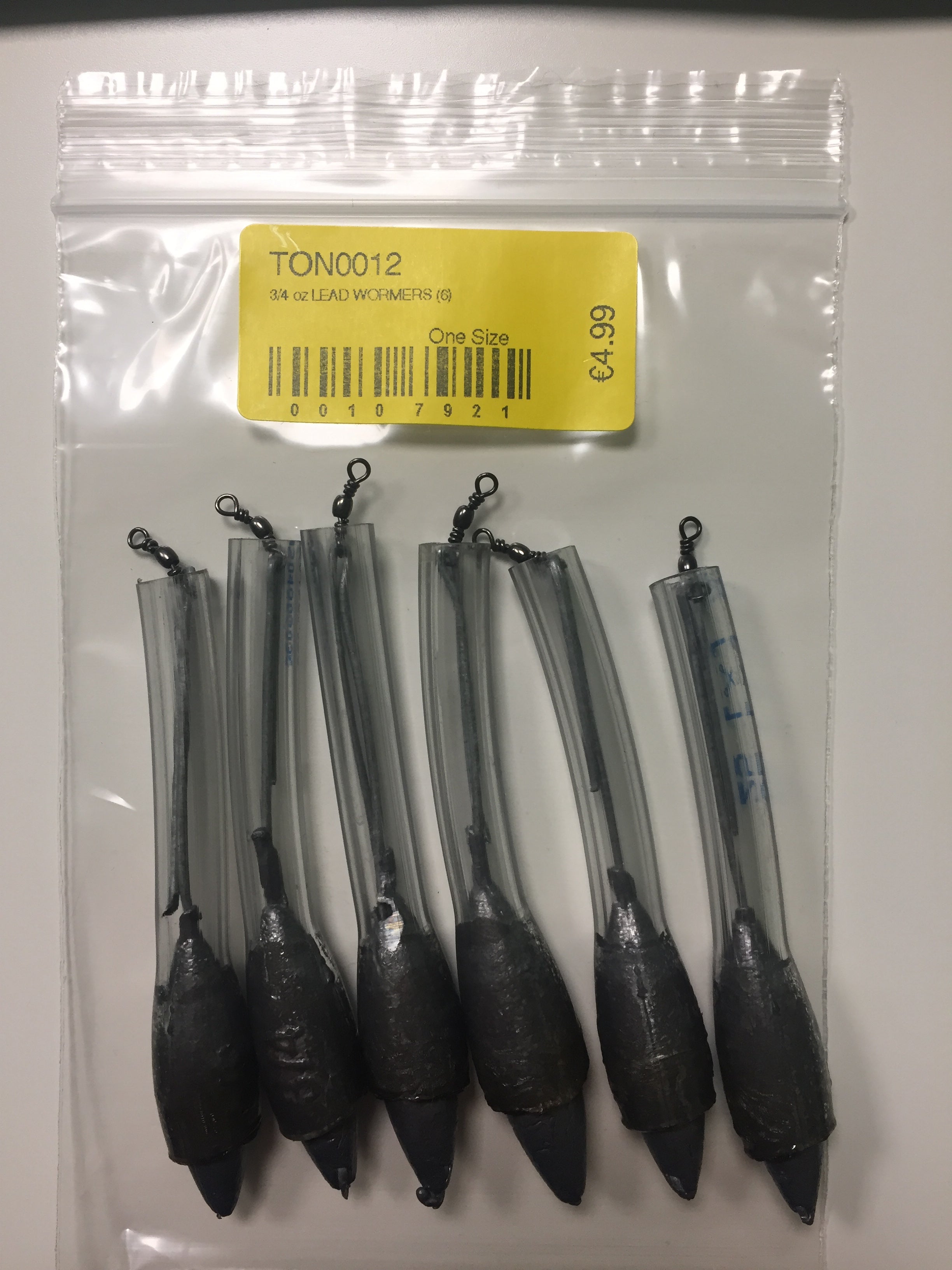 Lead Worming Weights (3/4oz - 6 Pack)