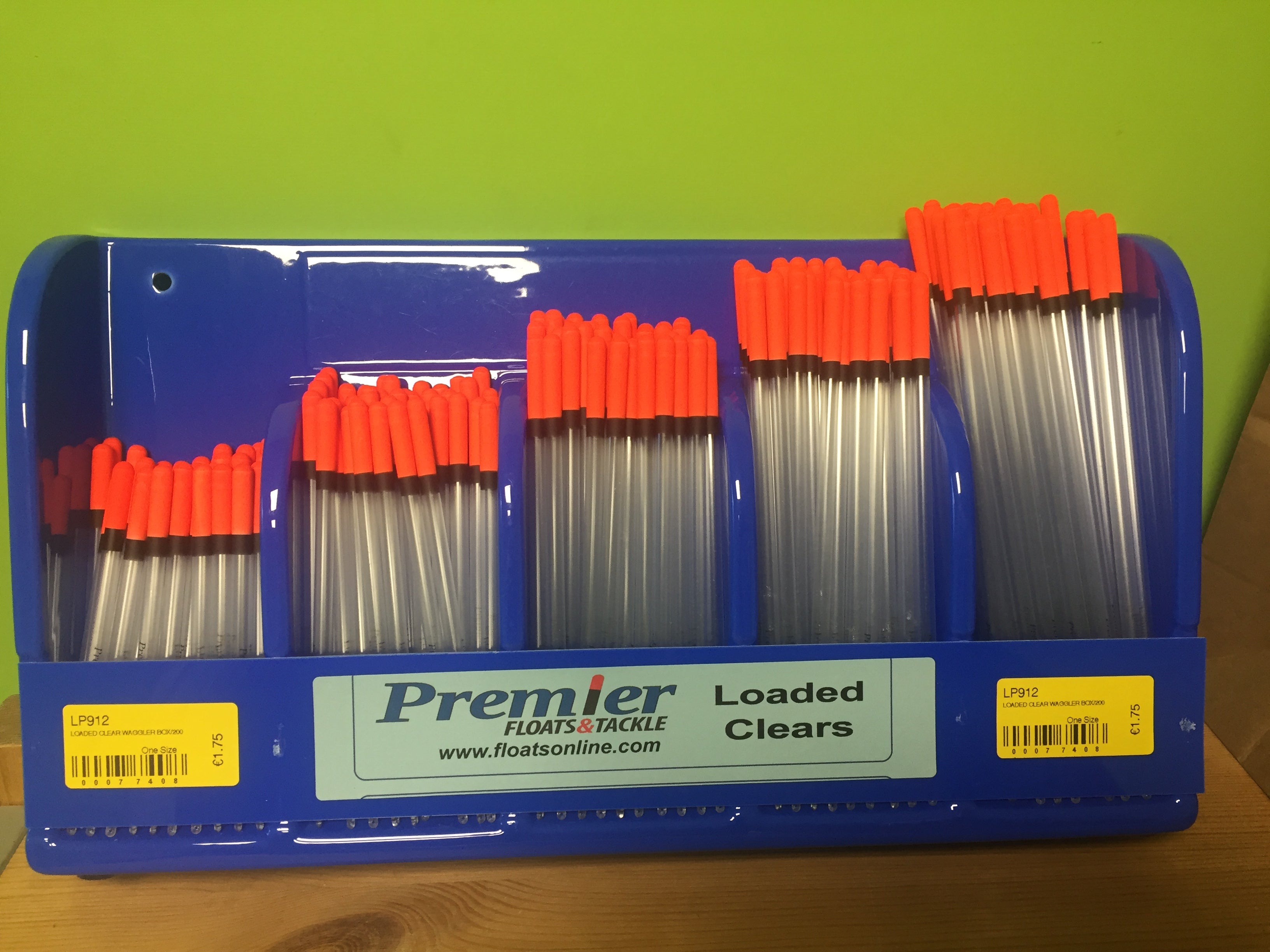 Premier Loaded Clear Waggler Floats (Per 1 Float)