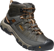 Load image into Gallery viewer, Keen Men&#39;s Targhee III Waterproof Mid Trail Boots - EXTRA WIDE FIT (Black Olive/Golden Brown)
