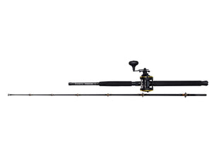 Kinetic 6ft6 PowerCore CC P10 2 Section Boat Rod + Reel Combo (30-50lbs/200-600g)