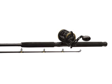 Load image into Gallery viewer, Kinetic 6ft6 PowerCore CC P10 2 Section Boat Rod + Reel Combo (Left Hand Version)(30-50lbs/200-600g)