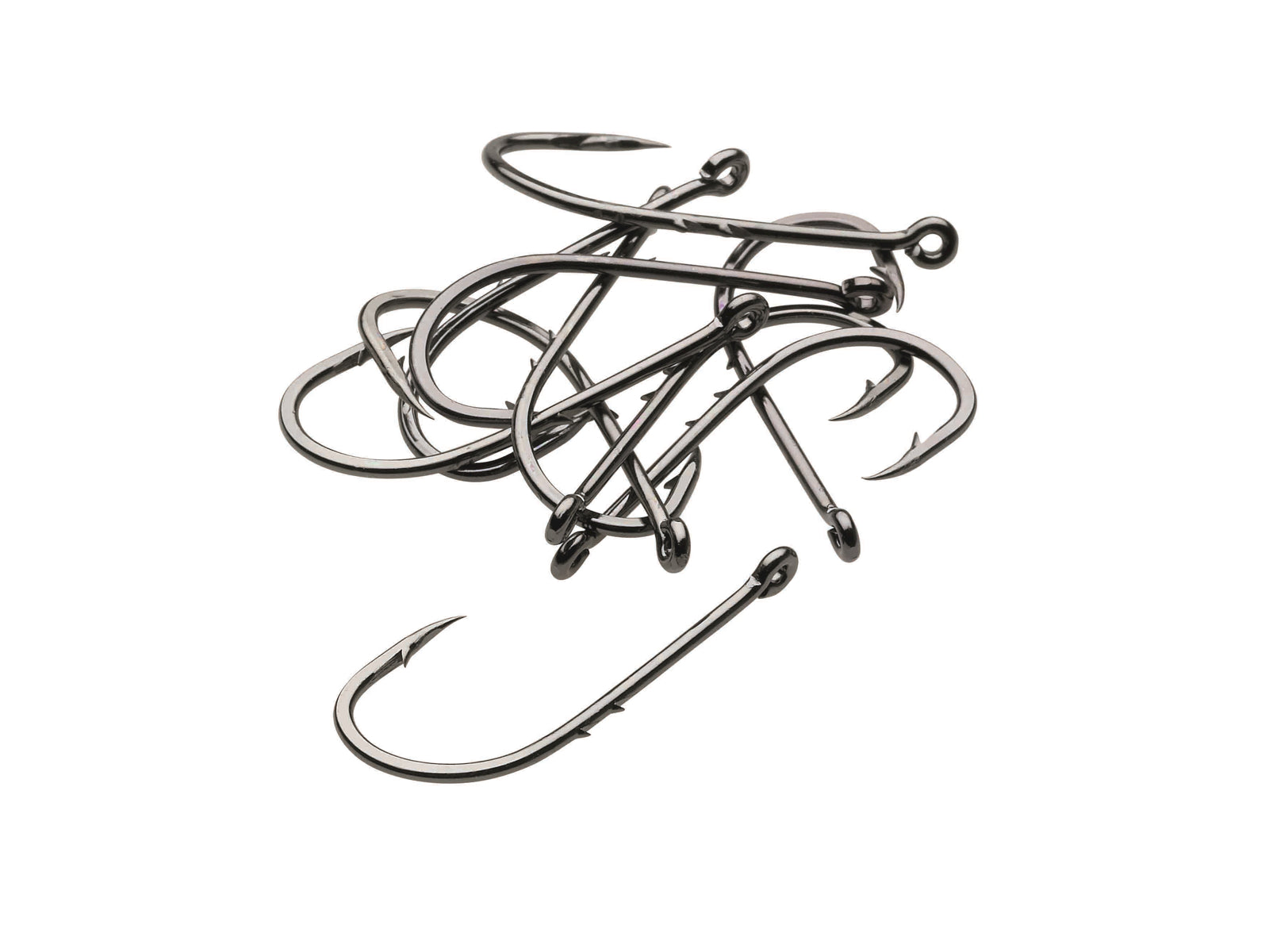 Kinetic Baitholder Single Hook (#10)(Black)(10 Pack)