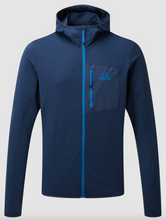Load image into Gallery viewer, Mountain Equipment Men&#39;s Lumiko Hooded Full Zip Fleece (Medieval Blue)
