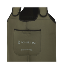 Load image into Gallery viewer, Kinetic Unisex NeoGaiter Neoprene Chest Waders - Cleated Sole (Olive)