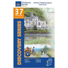 Load image into Gallery viewer, OSI Discovery Map 37 - Laminated (Part of Galway & Mayo)(1:50,000)