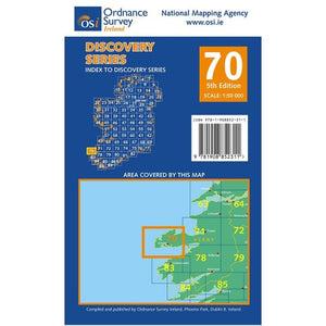 OSI Discovery Map 70 - Laminated (Part of Kerry)(1:50,000)