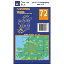 Load image into Gallery viewer, OSI Discovery Map 72 - Laminated (Part of Cork, Kerry & Limerick)(1:50,000)