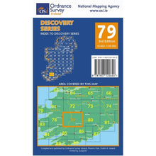 Load image into Gallery viewer, OSI Discovery Map 79 - Laminated (Part of Cork & Kerry)(1:50,000)