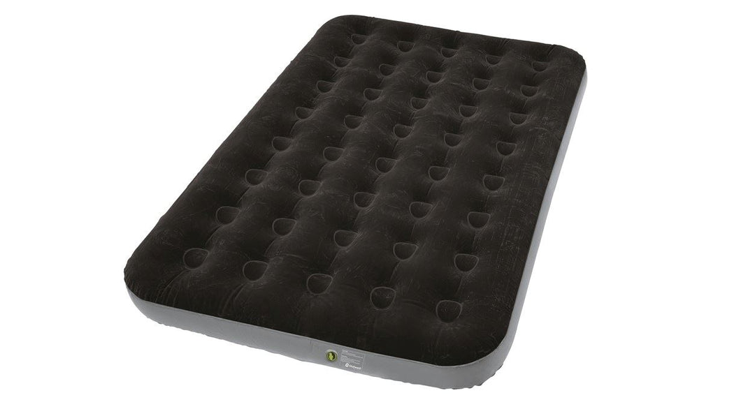 Outwell Flock Classic Double Inflatable Mattress (Black/Grey)