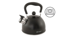 Load image into Gallery viewer, Outwell Tea Break Lux Whistling 1.8L Kettle M (Black)
