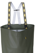 Load image into Gallery viewer, Pros Unisex PVC/Polyester Chest Waders (Olive Green)