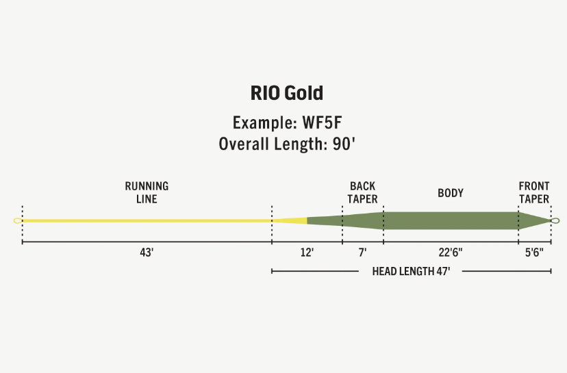 Rio Premier Gold WF5 Moss Line