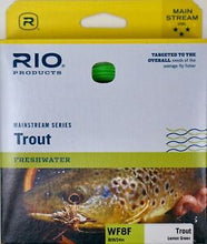 Load image into Gallery viewer, Rio Mainstream Trout WF8F Lemon Green 24m Fly Line
