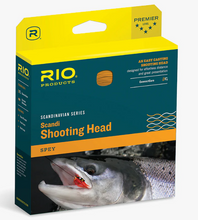 Load image into Gallery viewer, RIO Scandi Shooting Head 38 Feet / 11.6m Spey (Salmon/Orange)