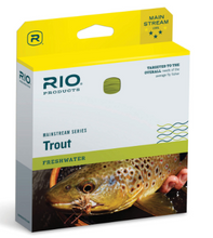 Load image into Gallery viewer, Rio Mainstream Trout Fly Line (WF7F/Floating/80ft)(Lemon Green)