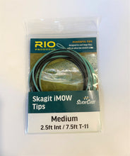 Load image into Gallery viewer, Rio Skagit iMow Tips Slickcast Line Leader Medium T11 (2.5/7.5ft)