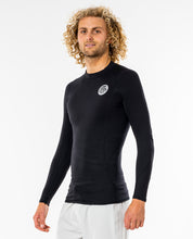Load image into Gallery viewer, Rip Curl Men&#39;s Thermopro Long Sleeve Rash Vest (Black)
