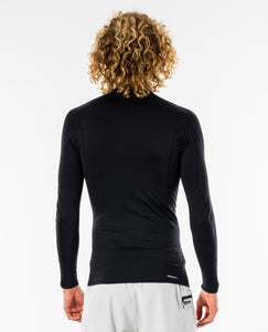 Rip Curl Men's Thermopro Long Sleeve Rash Vest (Black)