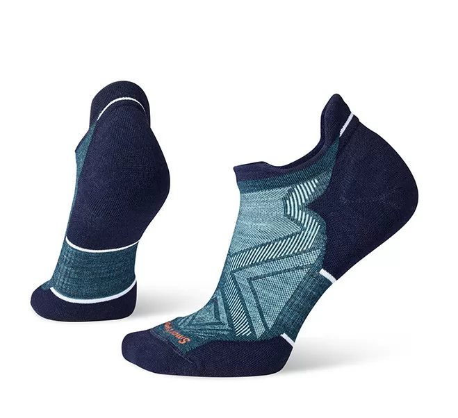 Smartwool Women's Run Targeted Cushion Merino Blend Low Ankle Socks (Twilight Blue)