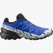Load image into Gallery viewer, Salomon Men&#39;s Speedcross 6 Gore-Tex Trail Running Shoes (Nautical Blue/Black/White)
