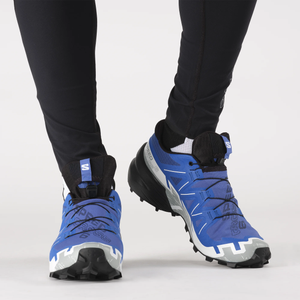 Salomon Men's Speedcross 6 Gore-Tex Trail Running Shoes (Nautical Blue/Black/White)