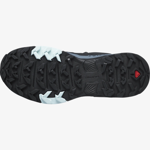 Salomon Women's X Ultra 4 Gore-Tex Trail Shoes (Black/Stormy Weather/Opal Blue)