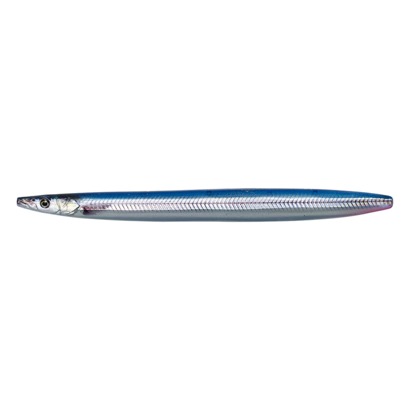 Savage Gear 3D Line Thru Sandeel 125mm 19g Blue Silver UV Lure