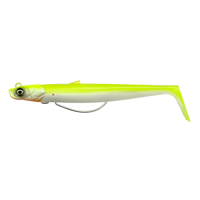 Savage Gear Sandeel V2 Weedless 2+1 Lure (13cm/Sinking/33g)(Lemon Back)