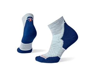 Smartwool Women's Run Targeted Cushion Merino Blend Ankle Socks (Light Grey)
