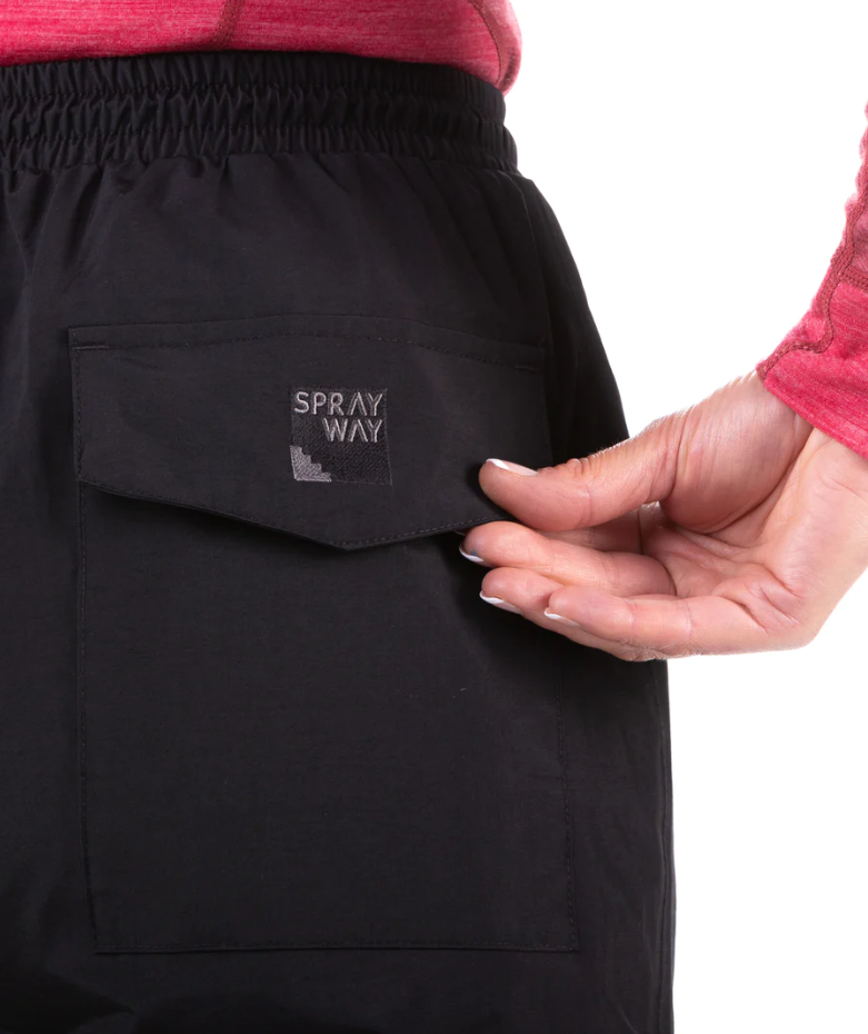 Sprayway Women's Atlanta 2L Waterproof Over-Trousers (Black)