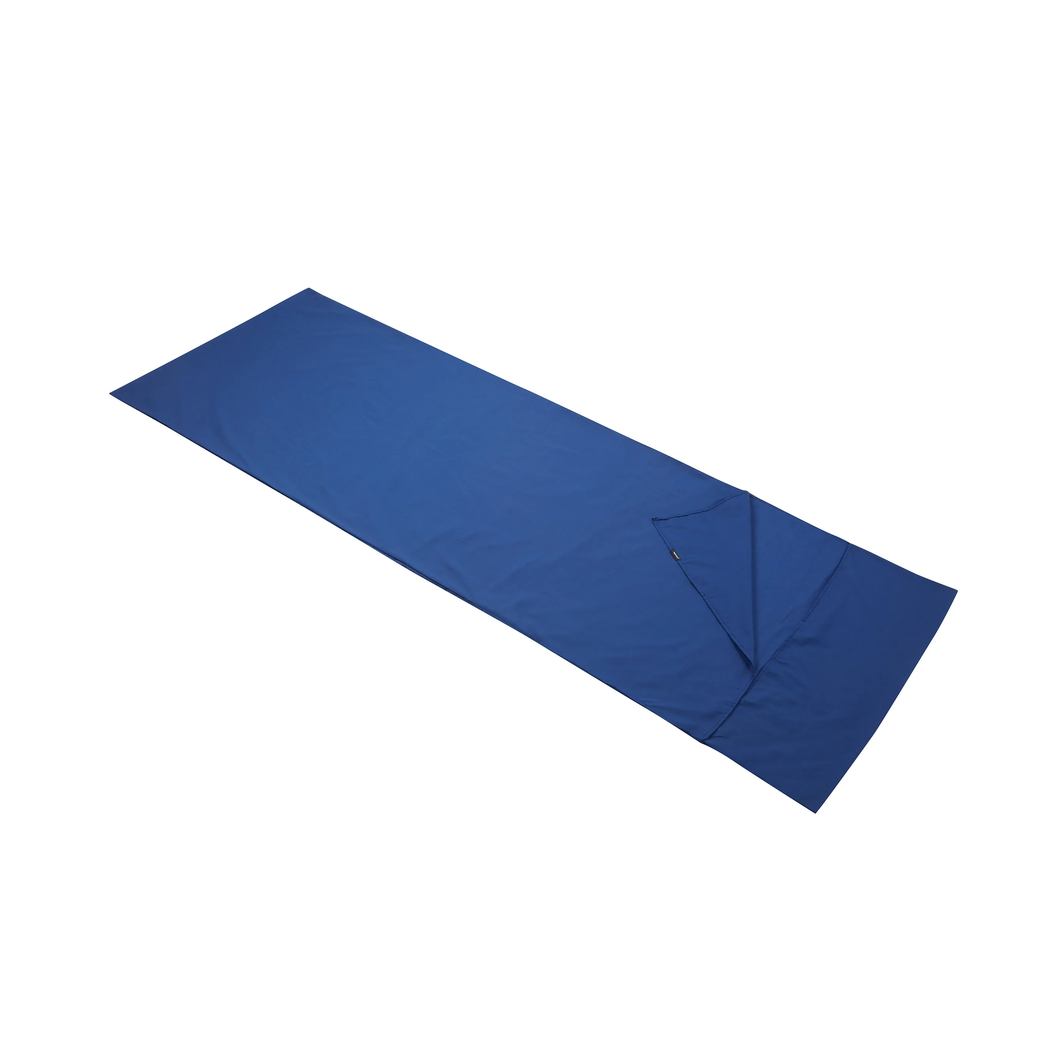 Trekmates Polycotton Sleeping Bag Liner - Hotelier Shape (Blue)