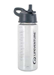 Lifeventure Flip-Top Water Bottle (Clear)(750ml)