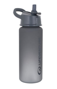 Lifeventure Flip-Top Water Bottle (Grey)(750ml)