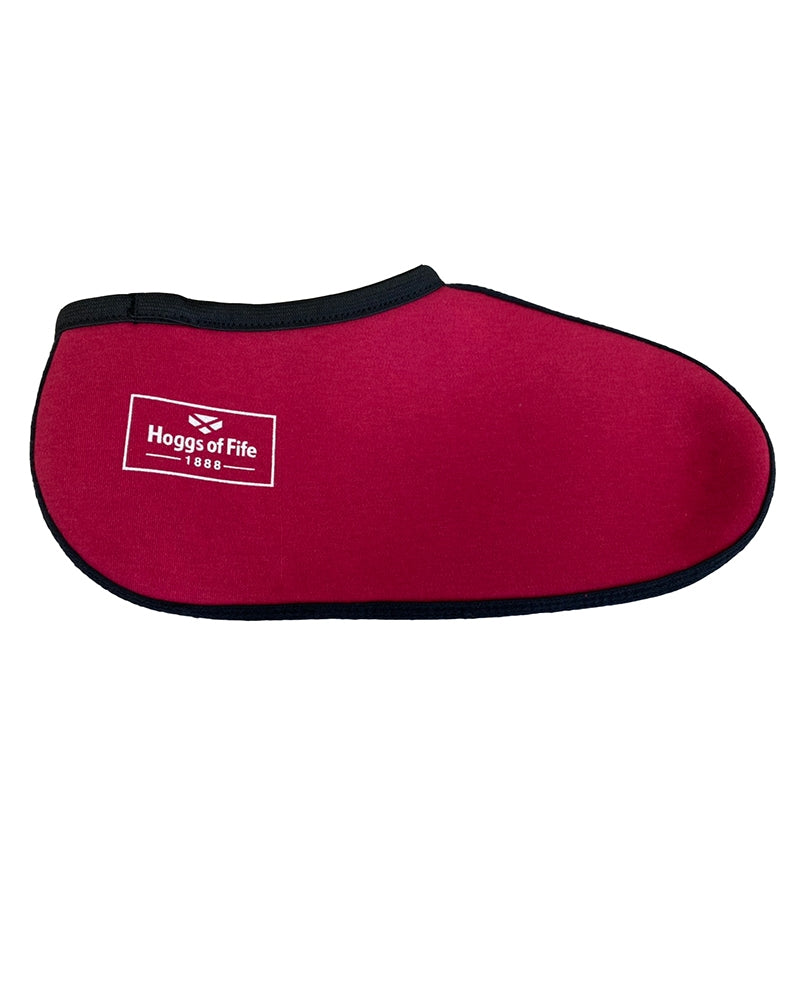 Hoggs of Fife Unisex Insulated Neoprene Boot Socks (Red)