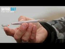 Load and play video in Gallery viewer, Savage Gear 3D Line Thru Sandeel 125mm 19g Blue Silver UV Lure