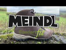 Load and play video in Gallery viewer, Meindl Women&#39;s Meran Gore-Tex Hillwalking Boots - WIDE FIT (Brown)
