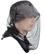 Load image into Gallery viewer, Trekmates Midge &amp; Mosquito Headnet (Black)
