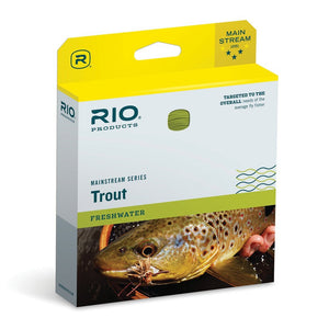 Rio Mainstream Trout Fly Line (WF6F/Floating/80ft)(Lemon Green)